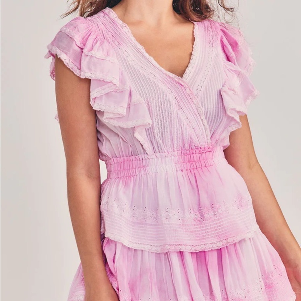 Love Shack Fancy Pink Peony Gwen Dress